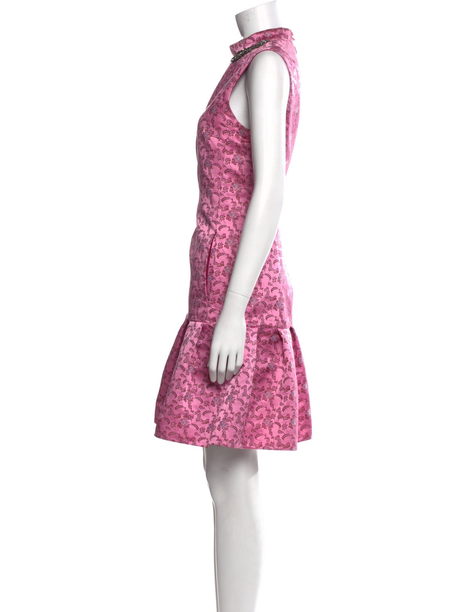 Erdem Floral Print Mini Dress