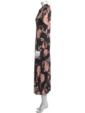 Erdem Floral Print Long Dress