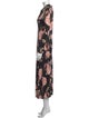 Erdem Floral Print Long Dress