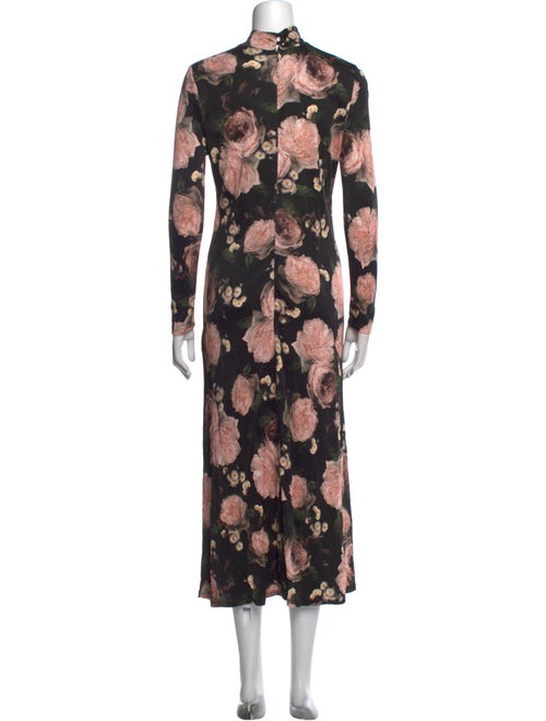 Erdem Floral Print Long Dress