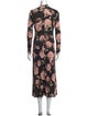 Erdem Floral Print Long Dress