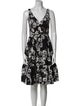 Erdem Floral Print Knee-Length Dress