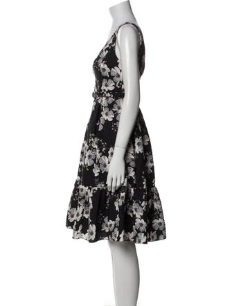Erdem Floral Print Knee-Length Dress