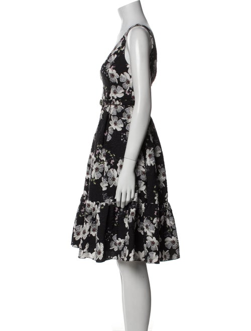 Erdem Floral Print Knee-Length Dress