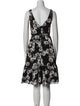 Erdem Floral Print Knee-Length Dress