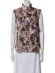 Erdem Silk Floral Print Blouse