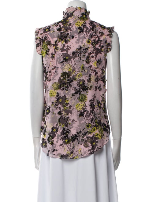 Erdem Silk Floral Print Blouse