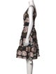 Erdem Floral Print Knee-Length Dress