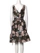 Erdem Floral Print Knee-Length Dress