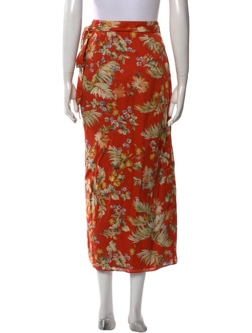 Erdem Floral Print Midi Length Skirt