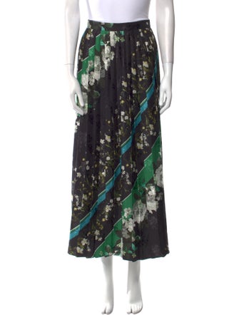Erdem Floral Print Midi Length Skirt