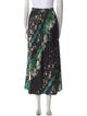 Erdem Floral Print Midi Length Skirt