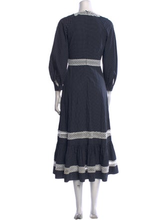 Erdem Printed Midi Length Dress