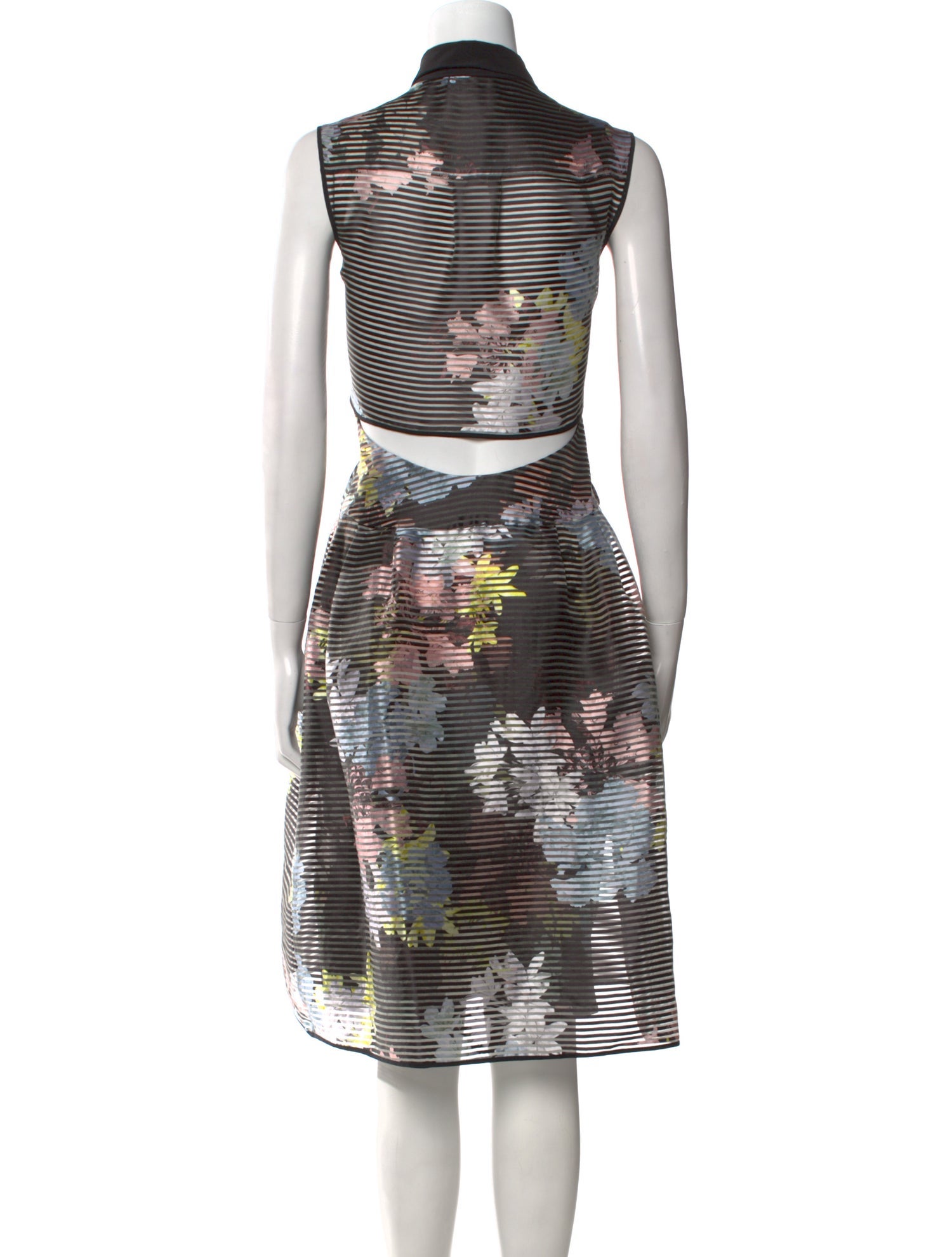 Erdem Floral Print Midi Length Dress
