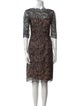Erdem Lace Pattern Knee-Length Dress