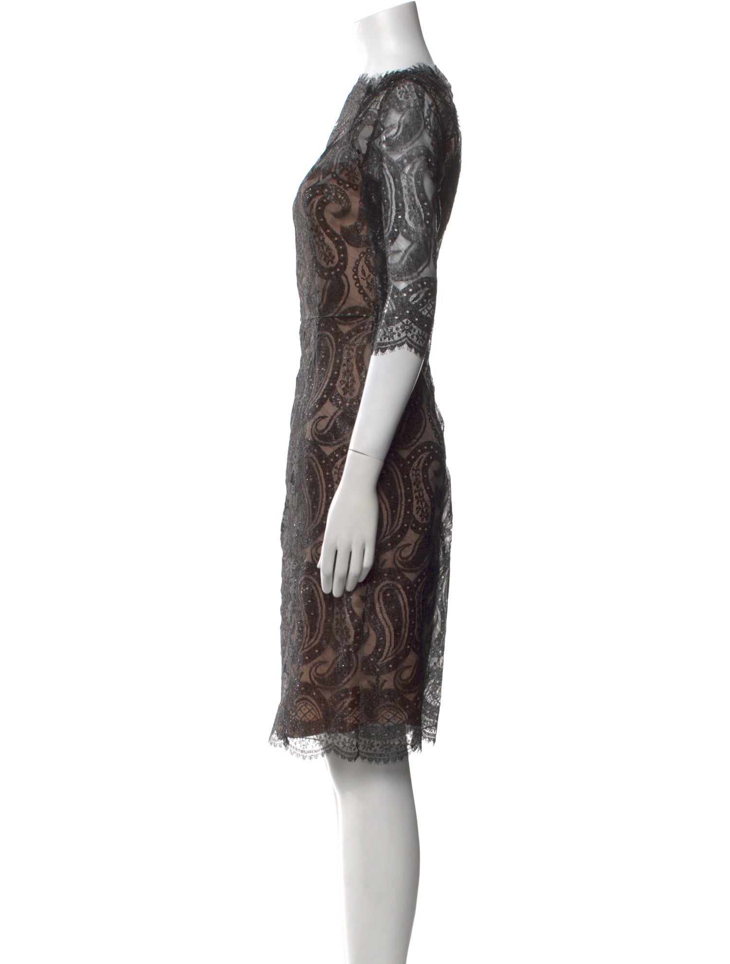 Erdem Lace Pattern Knee-Length Dress