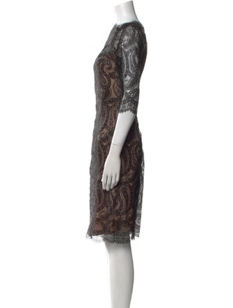 Erdem Lace Pattern Knee-Length Dress