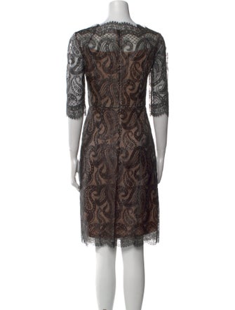 Erdem Lace Pattern Knee-Length Dress