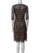 Erdem Lace Pattern Knee-Length Dress