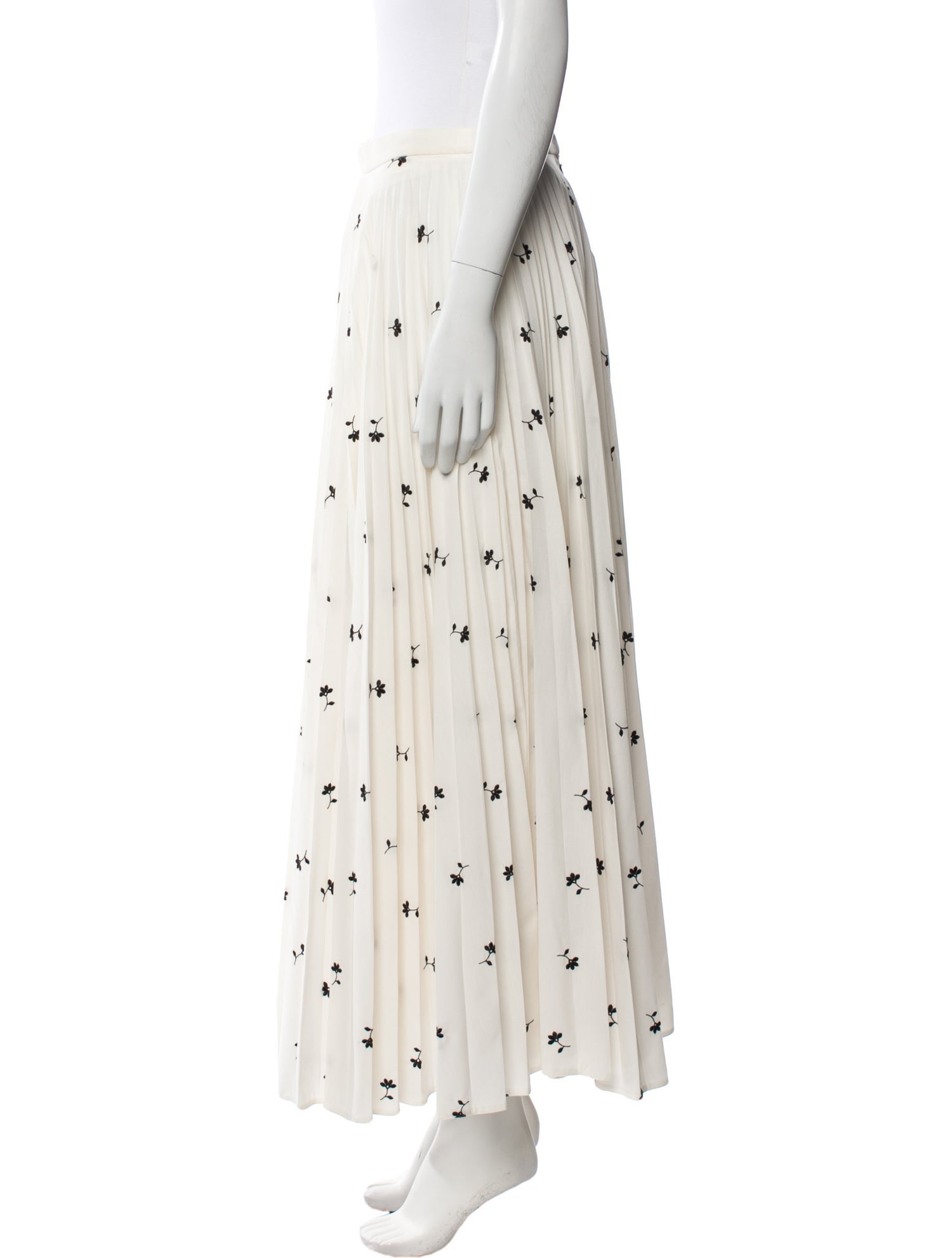 Erdem Printed Midi Length Skirt