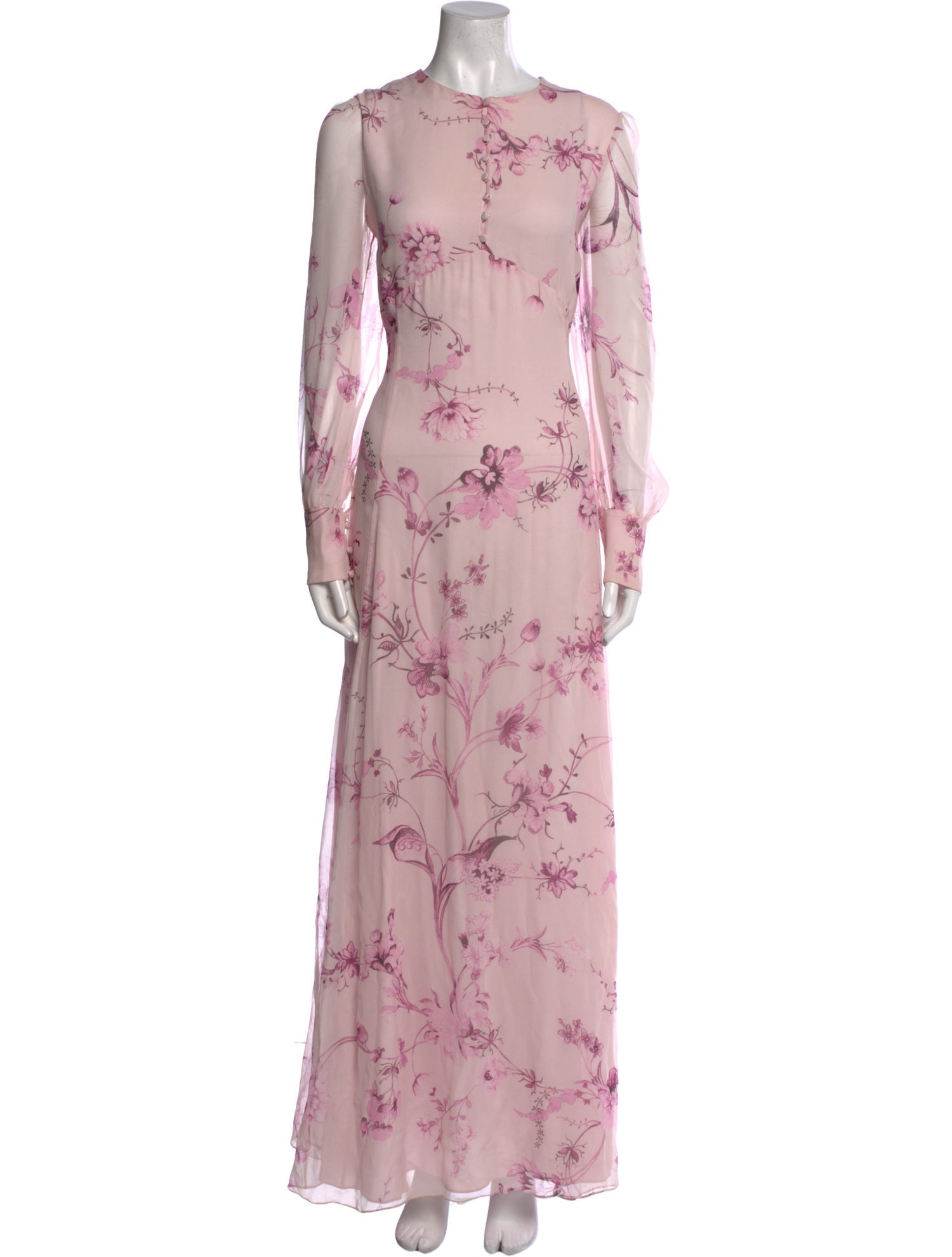 Erdem Silk Long Dress