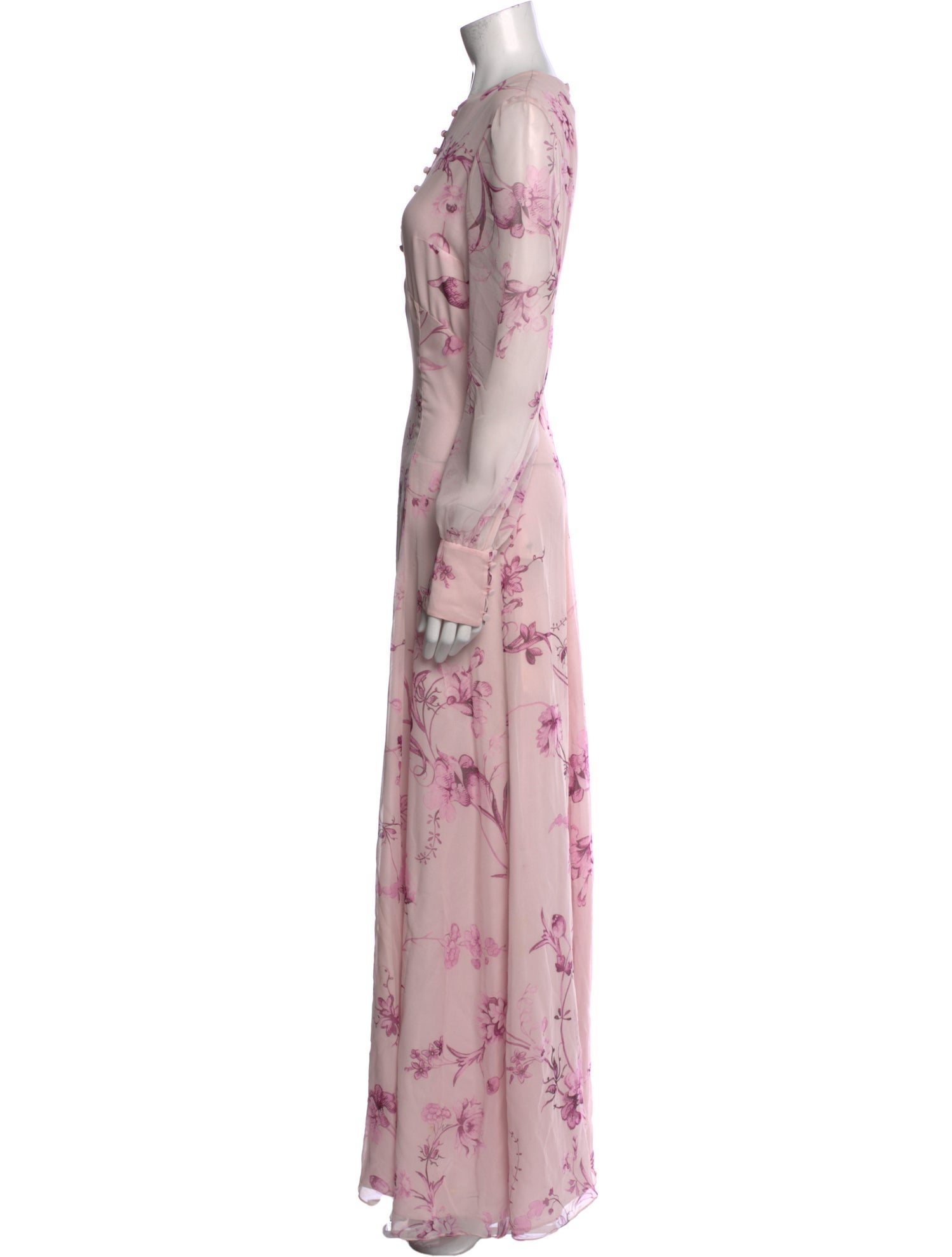 Erdem Silk Long Dress