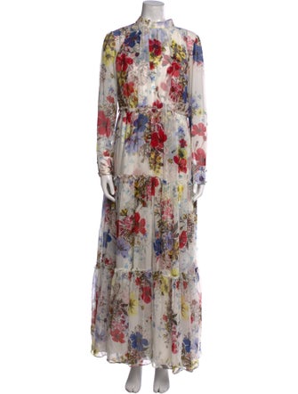 Erdem Silk Long Dress