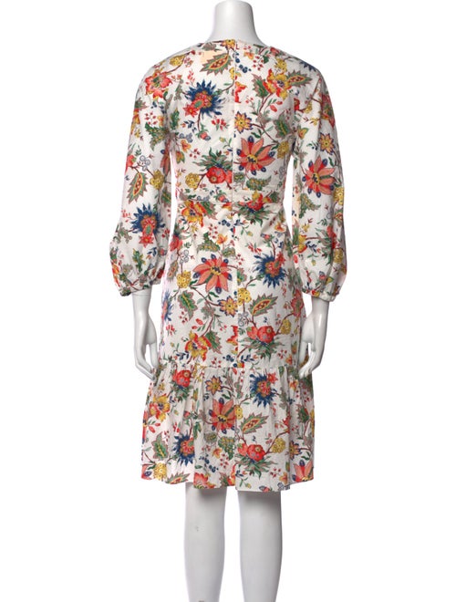 Erdem Floral Print Knee-Length Dress