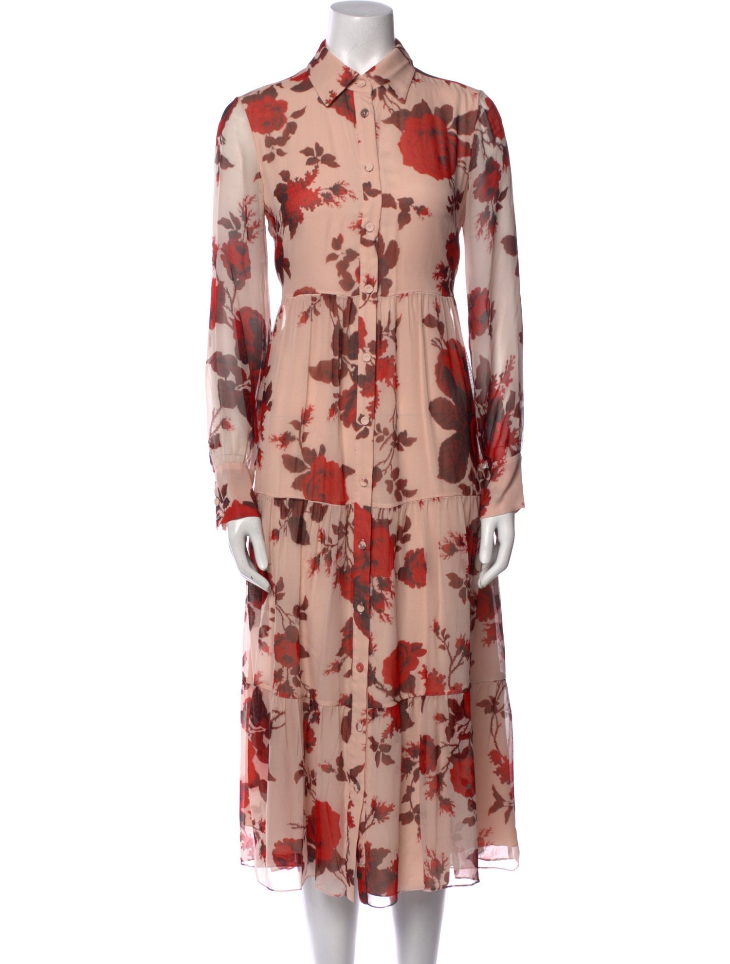 Erdem Silk Long Dress