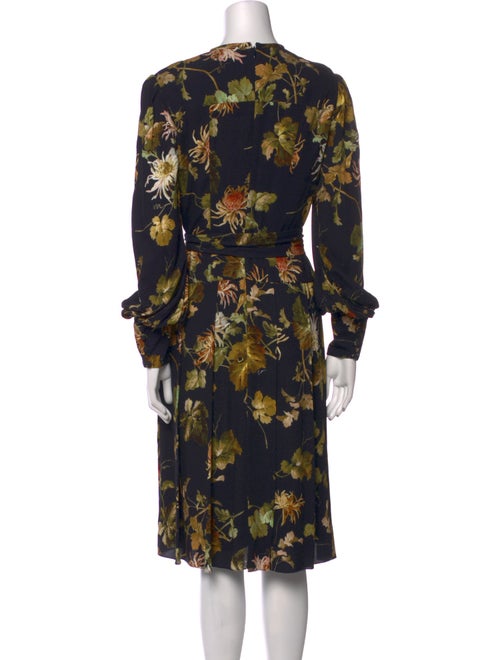Erdem Floral Print Midi Length Dress