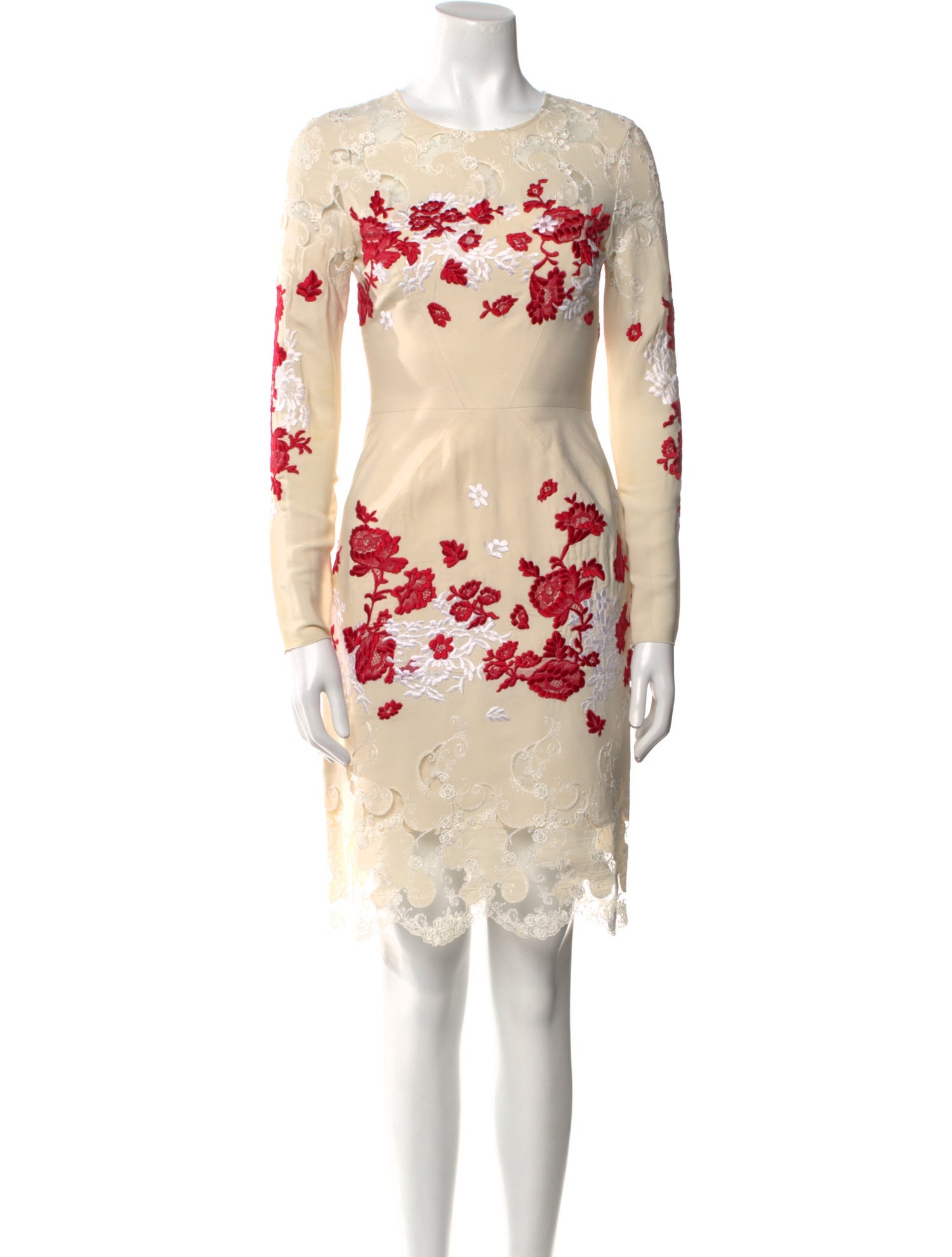 Erdem Lace Pattern Knee-Length Dress