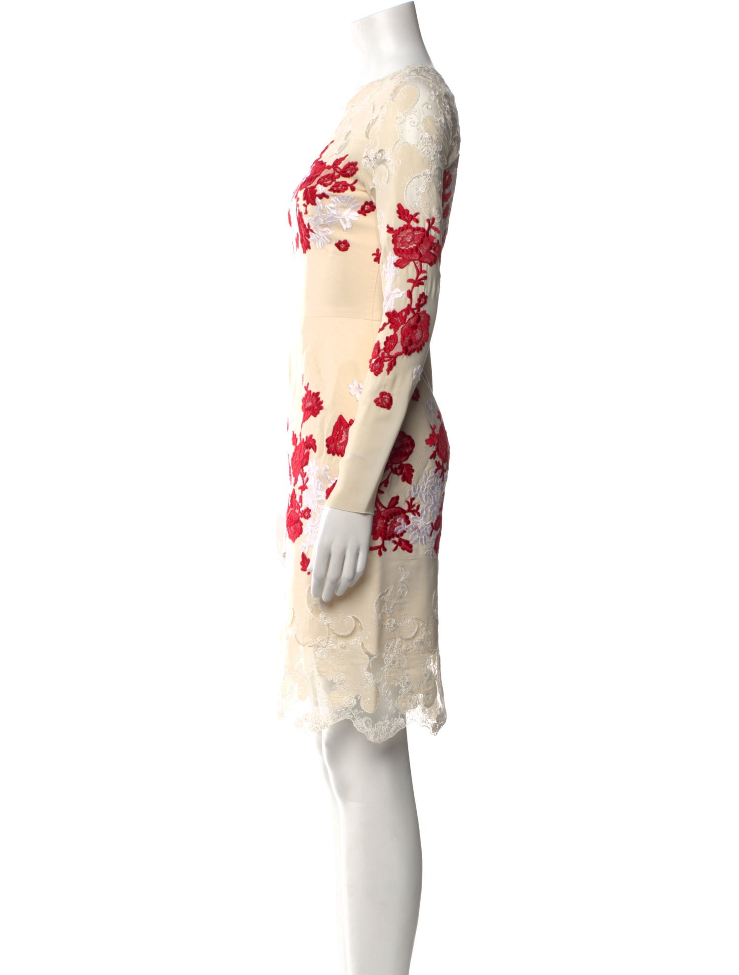 Erdem Lace Pattern Knee-Length Dress