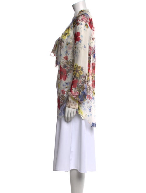 Erdem Silk Floral Print Tunic