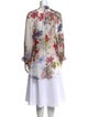 Erdem Silk Floral Print Tunic