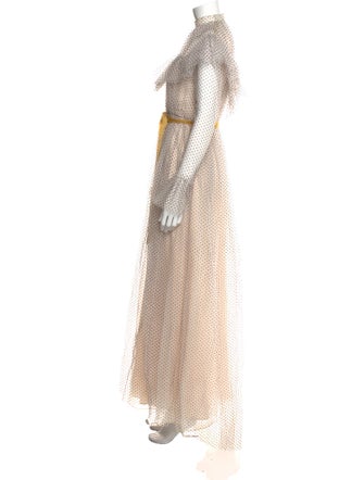 Erdem Mock Neck Long Dress