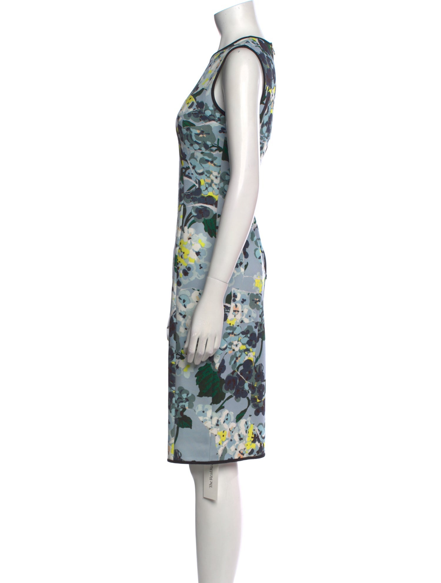 Erdem Floral Print Knee-Length Dress