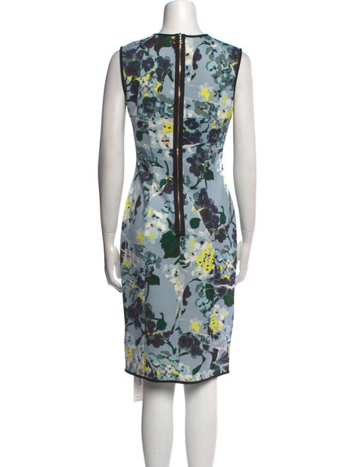 Erdem Floral Print Knee-Length Dress
