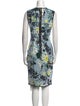 Erdem Floral Print Knee-Length Dress