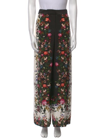 Erdem Silk Wide Leg Pants