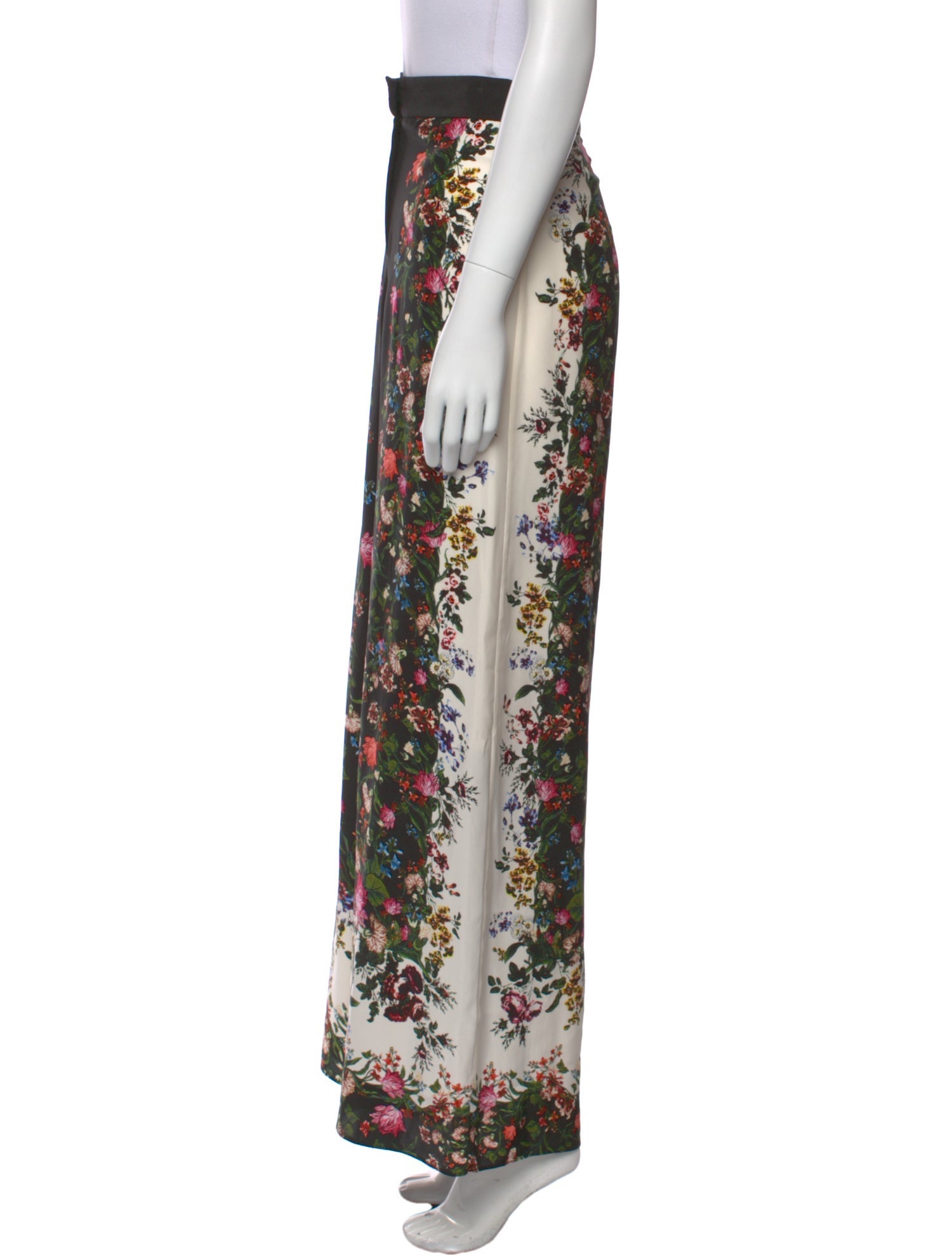 Erdem Silk Wide Leg Pants