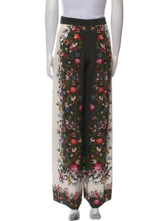 Erdem Silk Wide Leg Pants