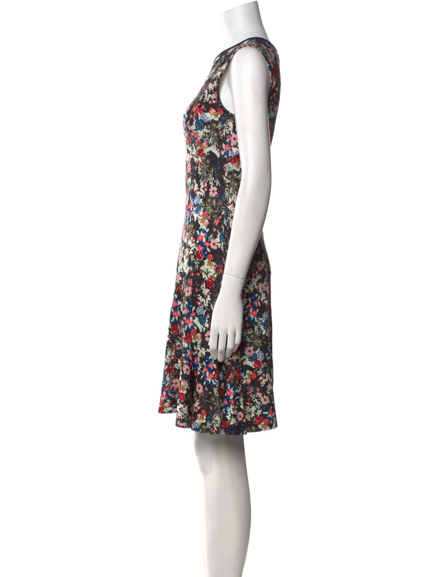 Erdem Floral Print Mini Dress