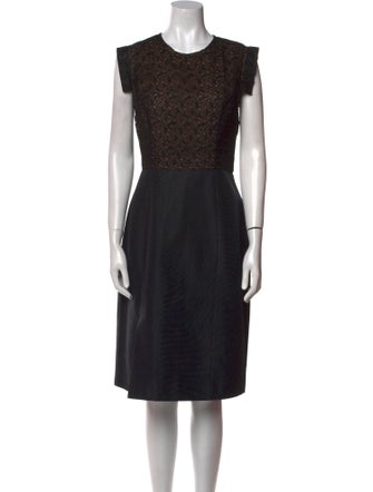Erdem Crew Neck Midi Length Dress