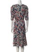 Erdem Floral Print Midi Length Dress
