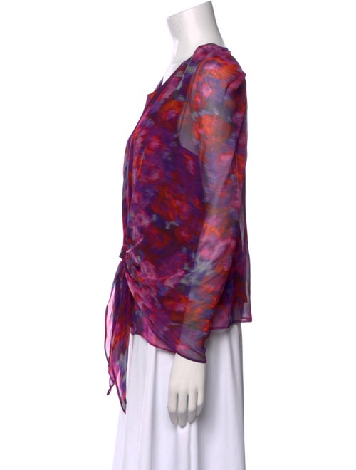 Erdem Silk Printed Blouse