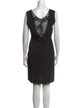 Erdem Bateau Neckline Mini Dress