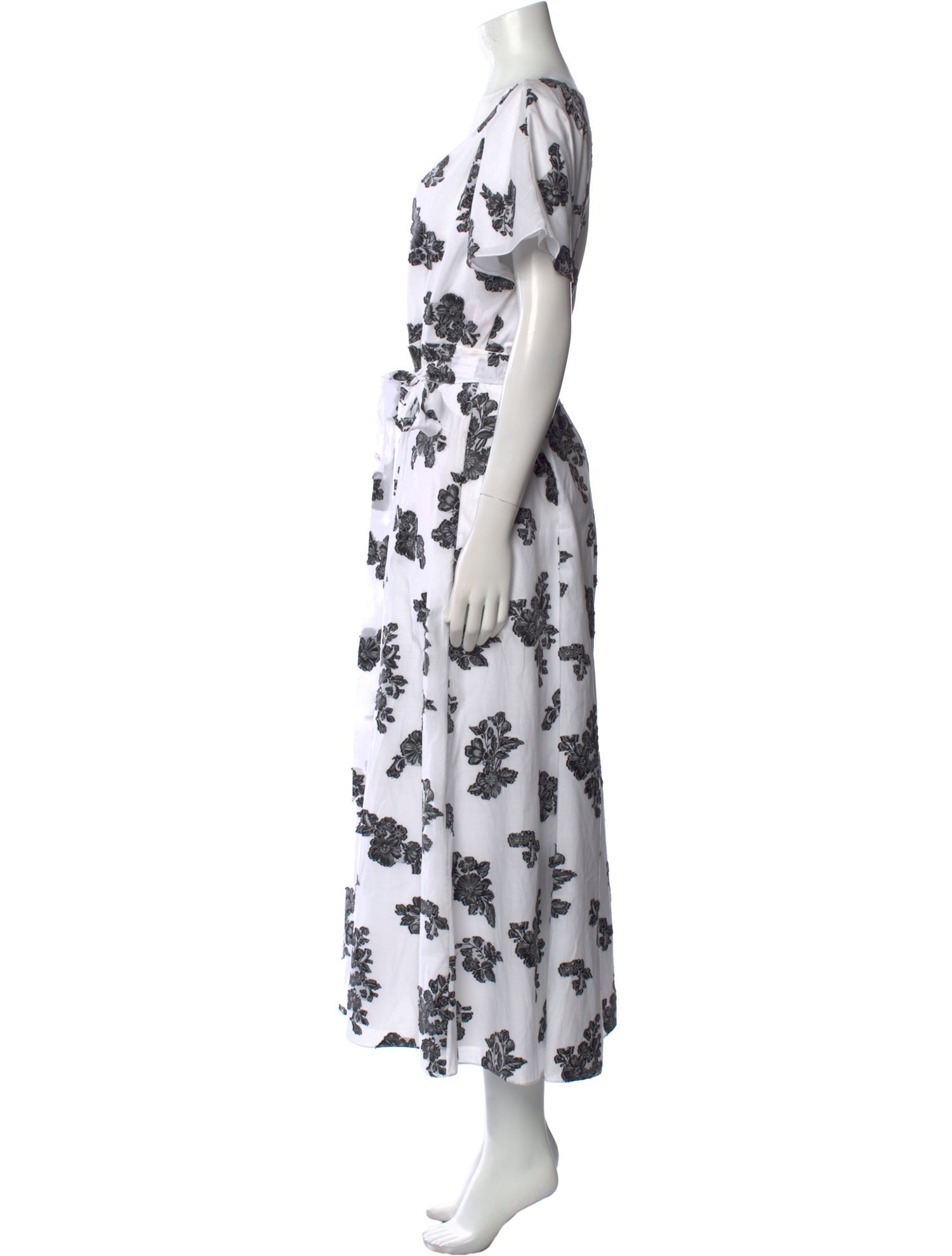Erdem Floral Print Long Dress