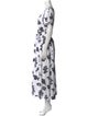 Erdem Floral Print Long Dress