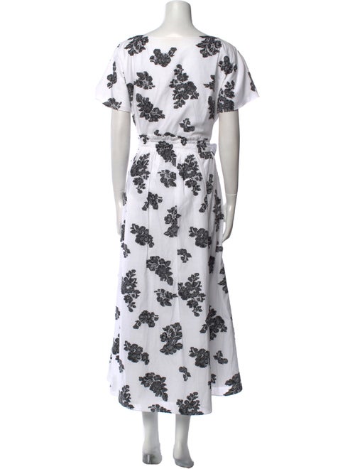 Erdem Floral Print Long Dress