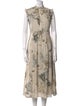 Erdem Linen Long Dress